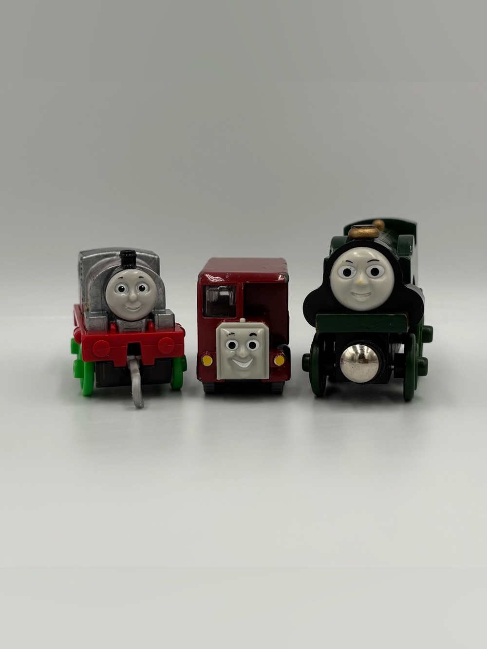 RARE Y2k Thomas & Friends Graffiti Racing Percy + Bertie + Emily Train Toy Lot